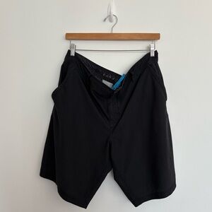 Hangten Mens Boardshort Swim Trunks Size 38 Black Dark Gray Stripped Summer Swim